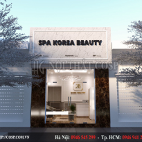 Thiết kế spa đẹp với không gian hiện đại của chị Linh tại Quảng Ninh